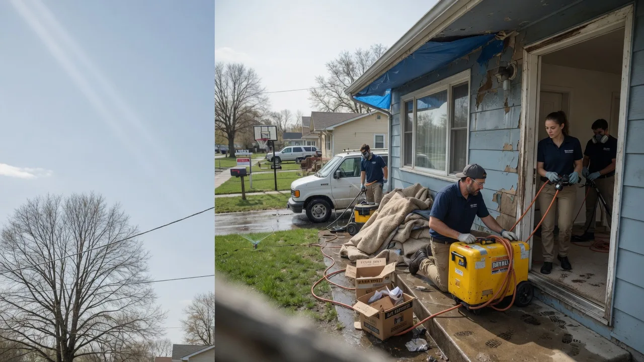 Basement Flood Cleanup in Van Buren, IN near me